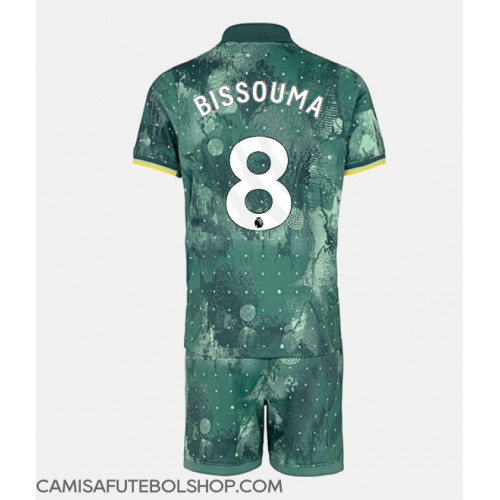 Camisa de time de futebol Tottenham Hotspur Yves Bissouma #8 Replicas 3º Equipamento Infantil 2024-25 Manga Curta (+ Calças curtas)